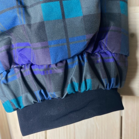 Sunny Day Ski JACKET navy green Blackwatch Tartan Plaid UPF 40+ WINDBREAKER COAT - Picture 6 of 16